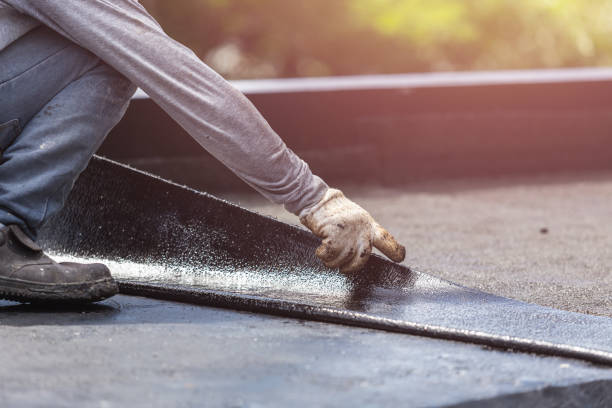 Professional Waterproofing technician working in Northville, MI